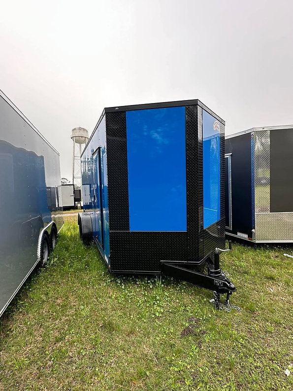 7x16TA Xtreme Cargo Pepsi Blue/Blackout