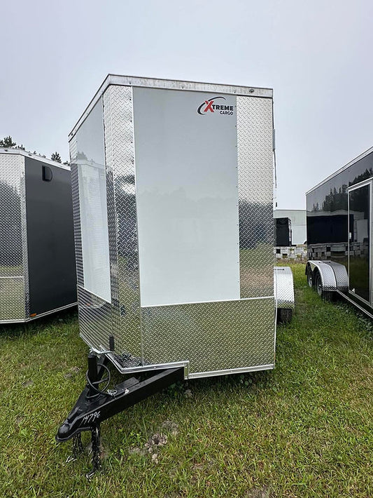7x16TA Xtreme Cargo White/Barn Doors