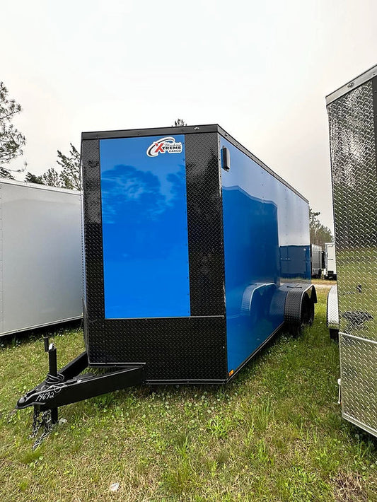 7x16TA Xtreme Cargo Pepsi Blue/Blackout